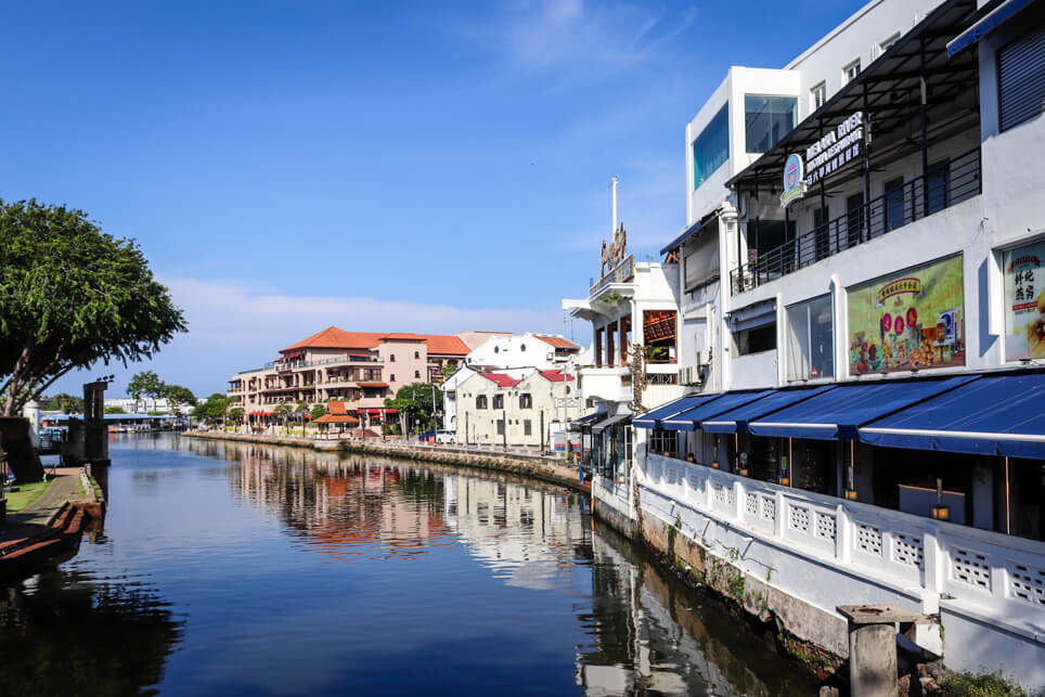 Malacca river side houses Malacca river side houses